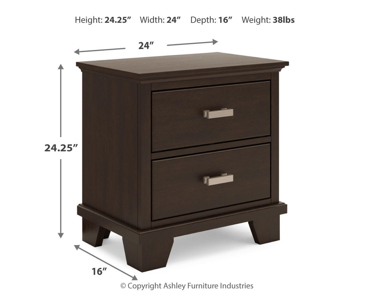 Covetown Panel Bed with Mirrored Dresser and Nightstand