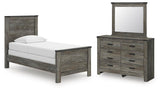 Frandern Panel Bed, Dresser and Mirror