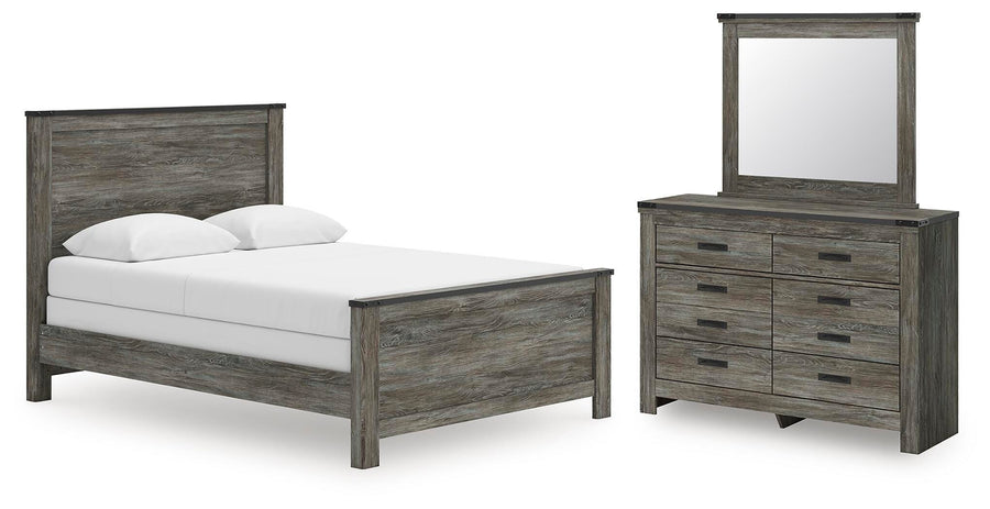 Frandern Panel Bed, Dresser and Mirror