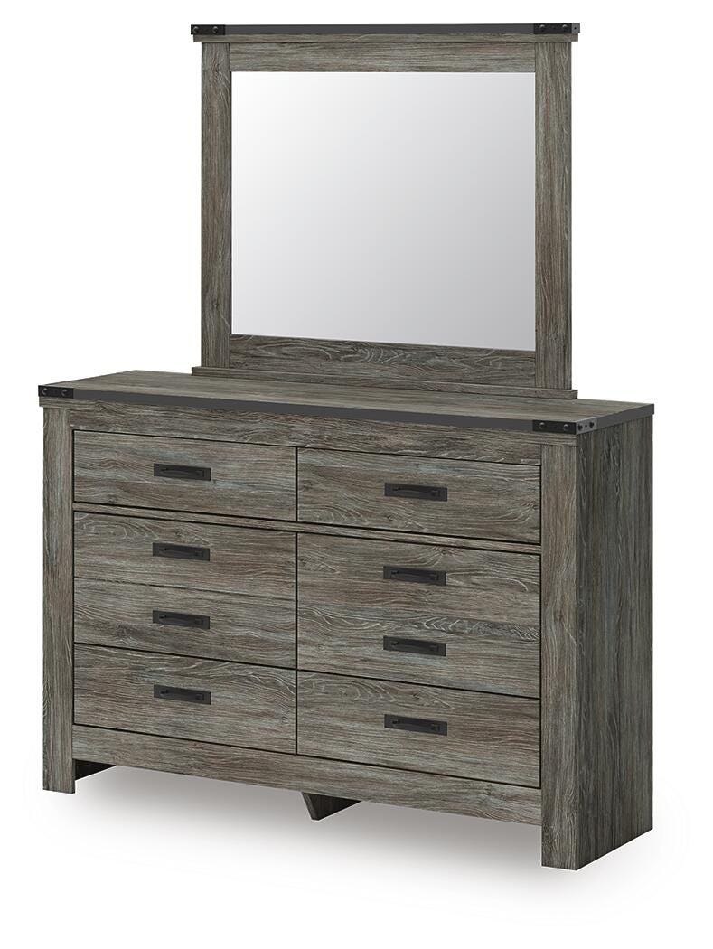 Frandern Bookcase Bed, Dresser and Mirror