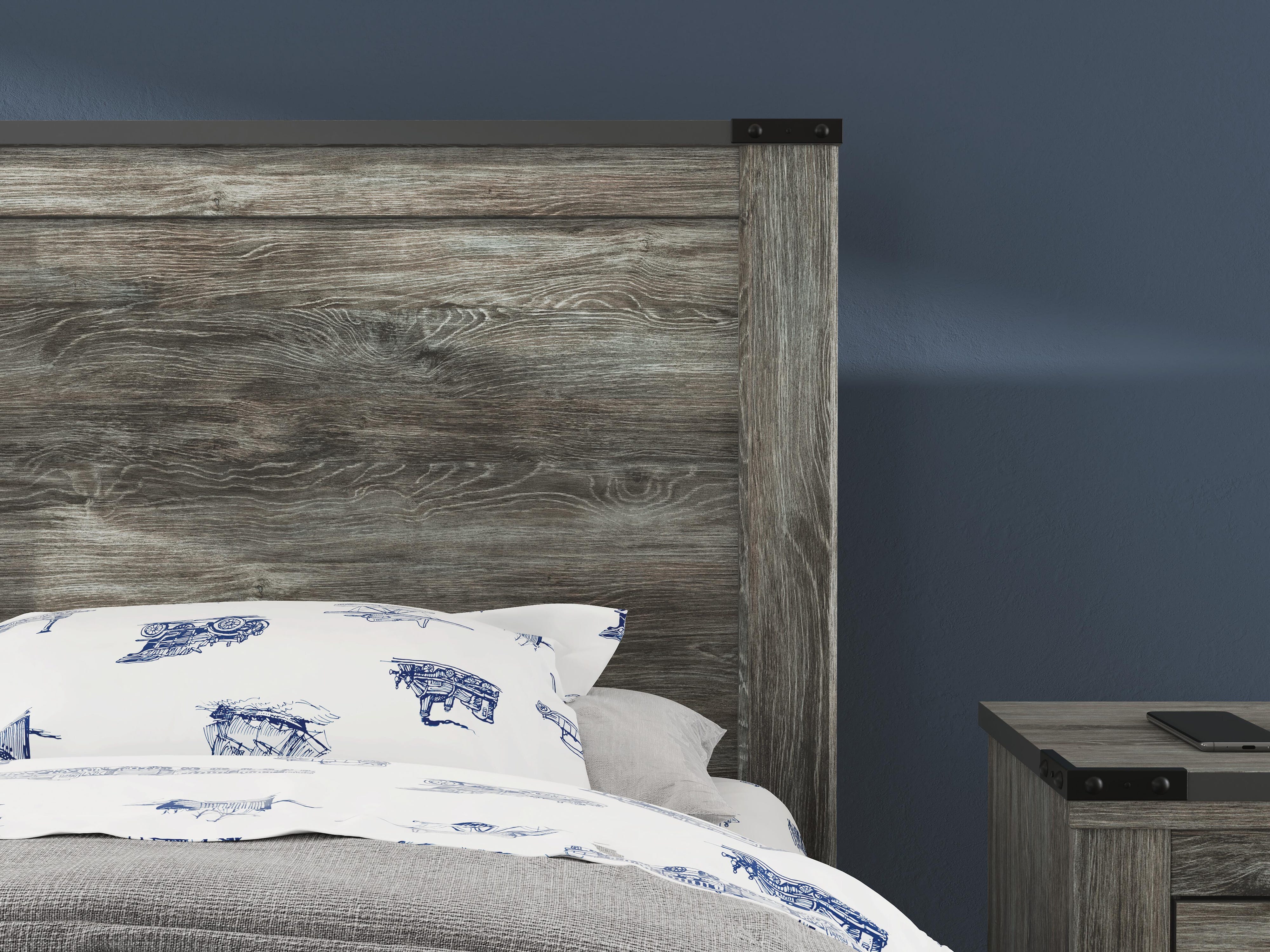 Frandern Panel Bed, Dresser and Mirror