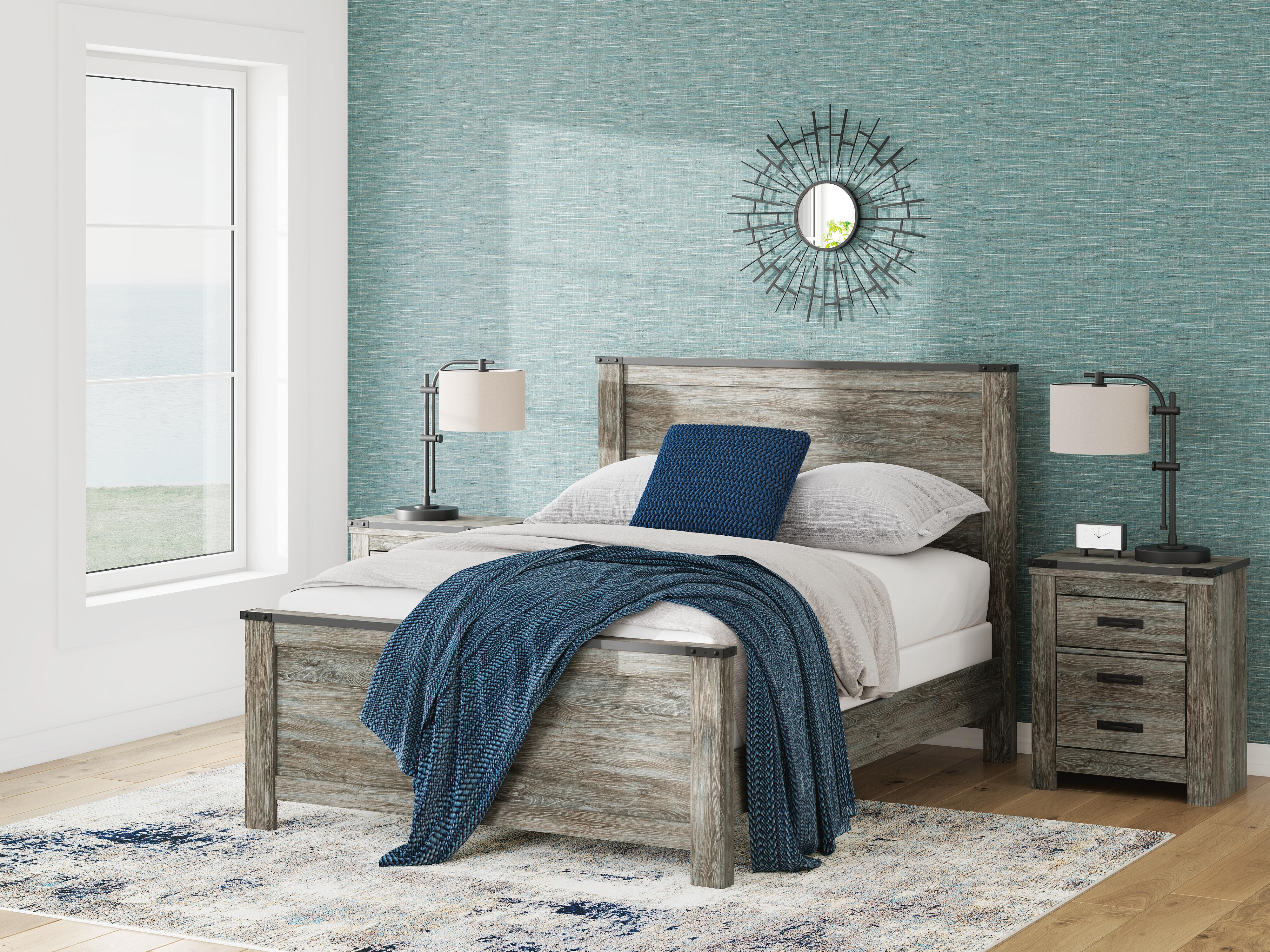 Frandern Panel Bed, Dresser and Mirror