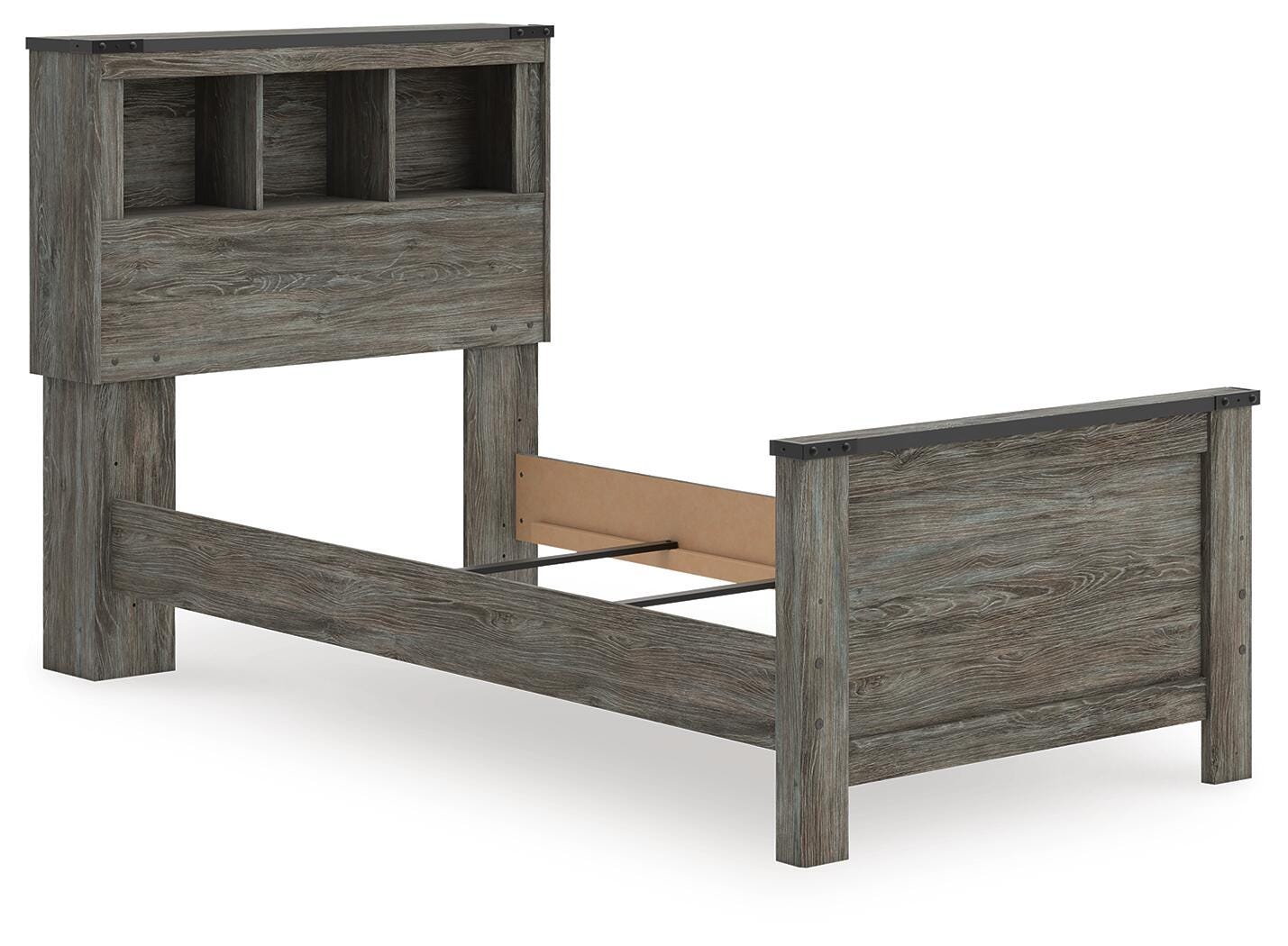 Frandern Bookcase Bed, Dresser and Mirror