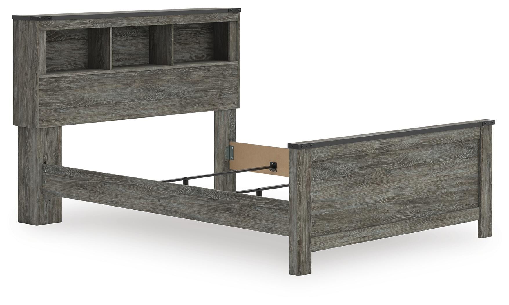Frandern Bookcase Bed, Dresser and Mirror