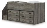 Frandern Loft Bed with Drawer Storage