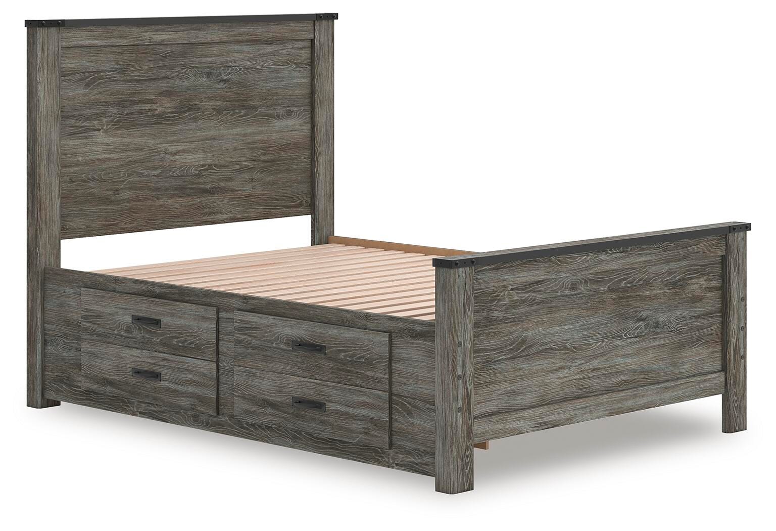 Frandern Panel Bed with Storage