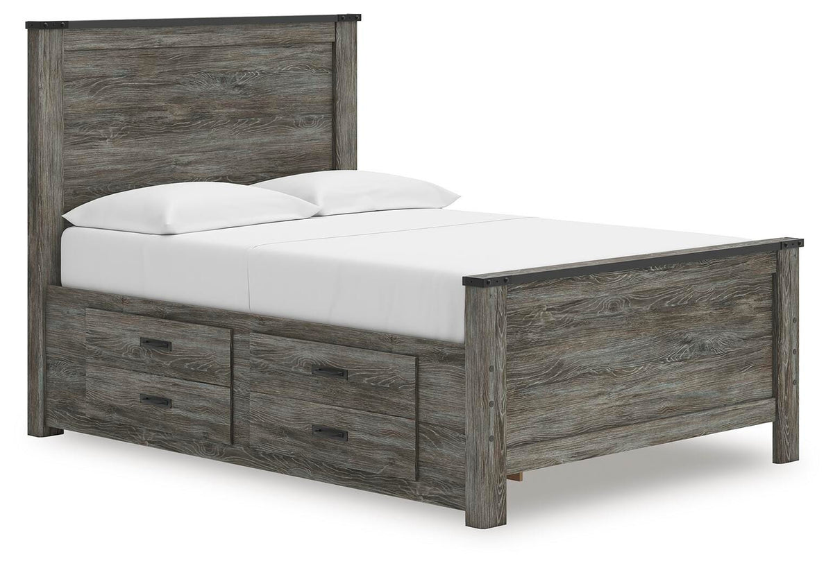 Frandern Panel Bed with Storage