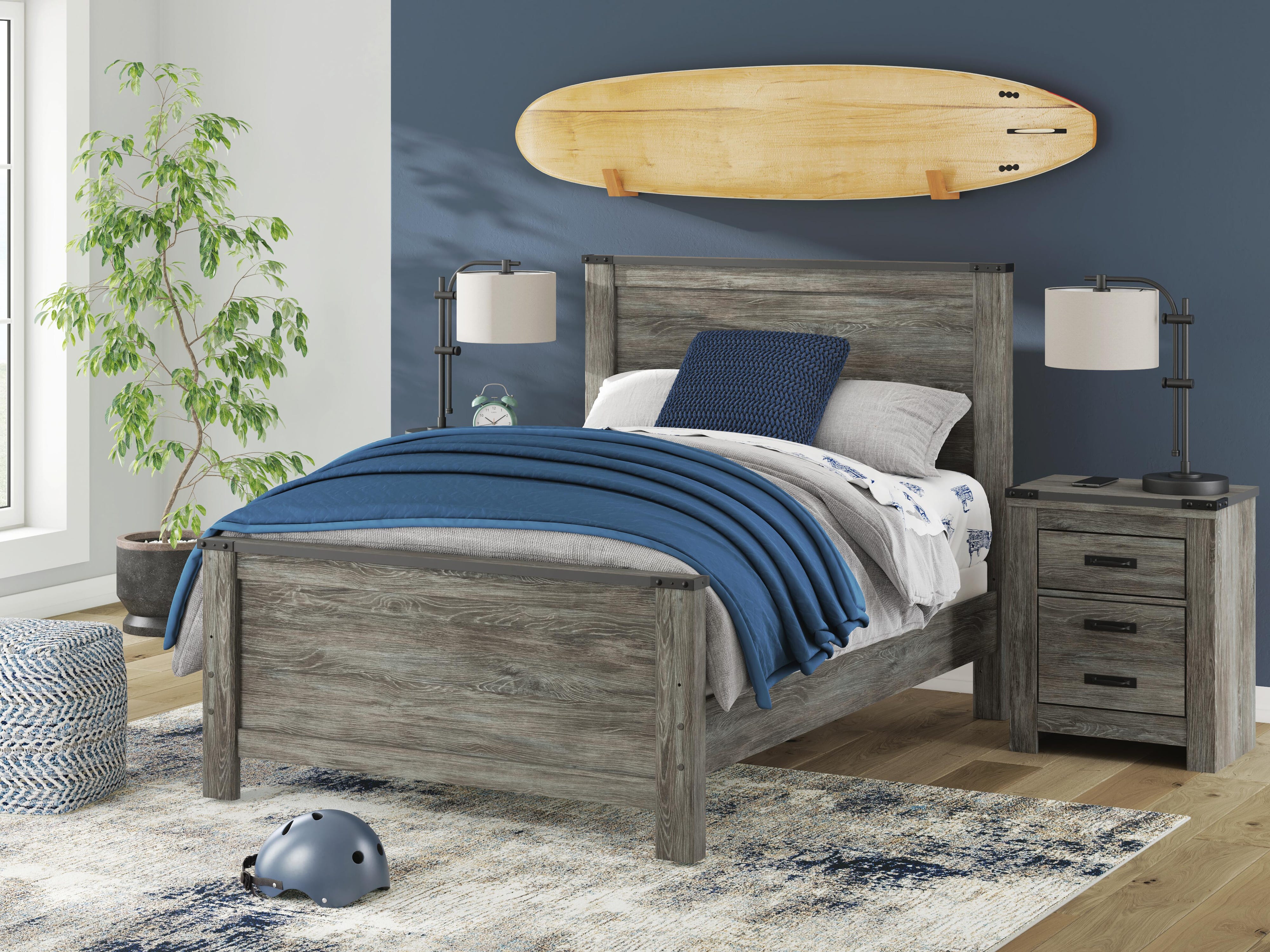 Frandern Panel Bed, Dresser and Mirror