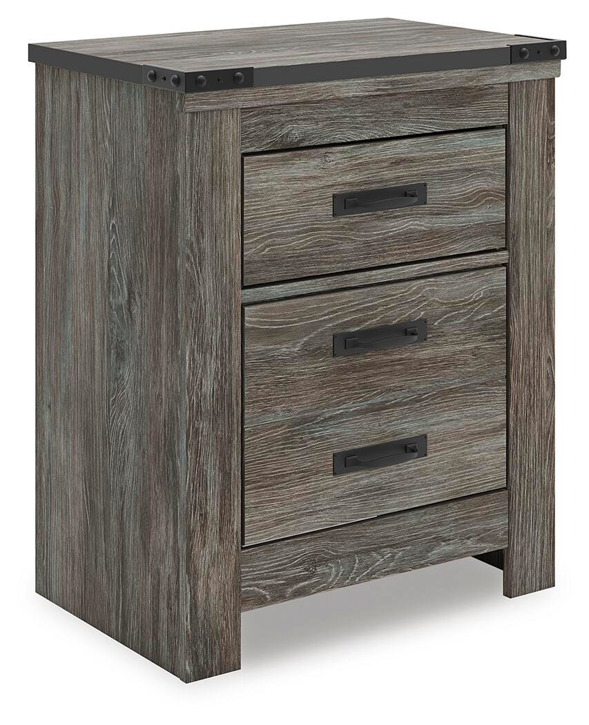 Frandern Panel Bed, Dresser, Mirror, Chest and 2 Nightstands