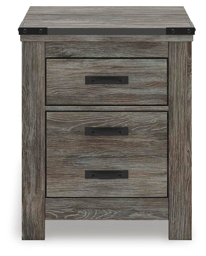 Frandern Panel Bed, Dresser, Mirror, Chest and 2 Nightstands