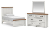 Savonport Panel Bed, Dresser and Mirror