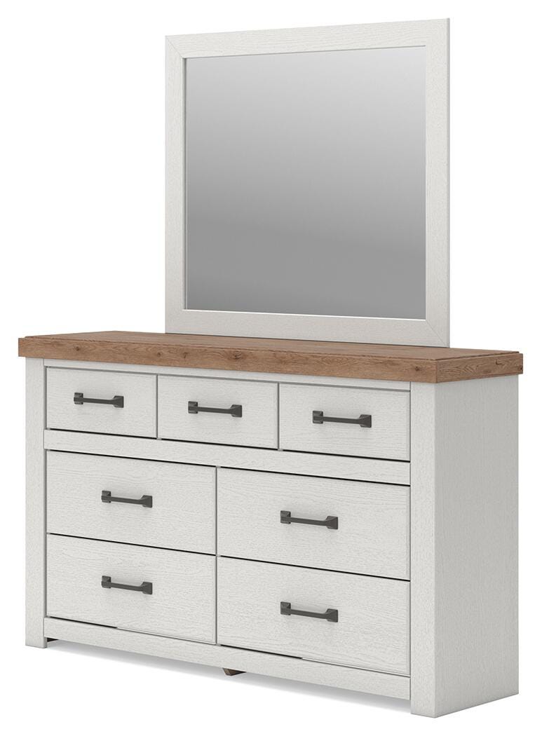 Savonport Panel Bed, Dresser and Mirror