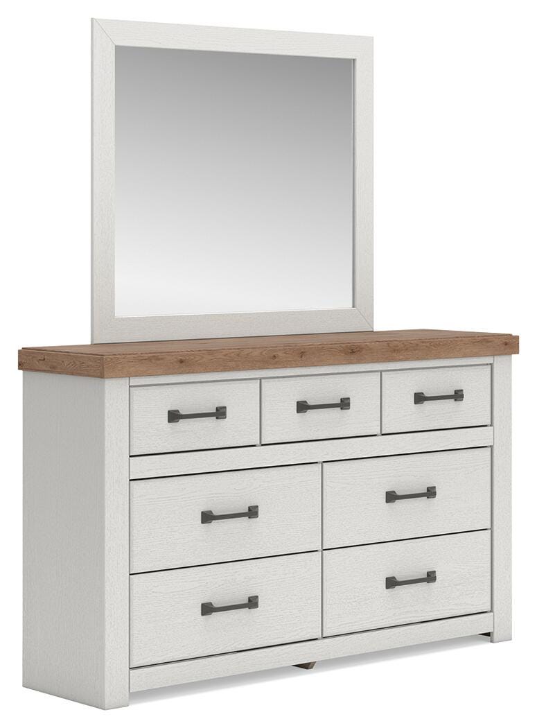 Savonport Panel Bed with Storage, Dresser, Mirror, Chest and Nightstand