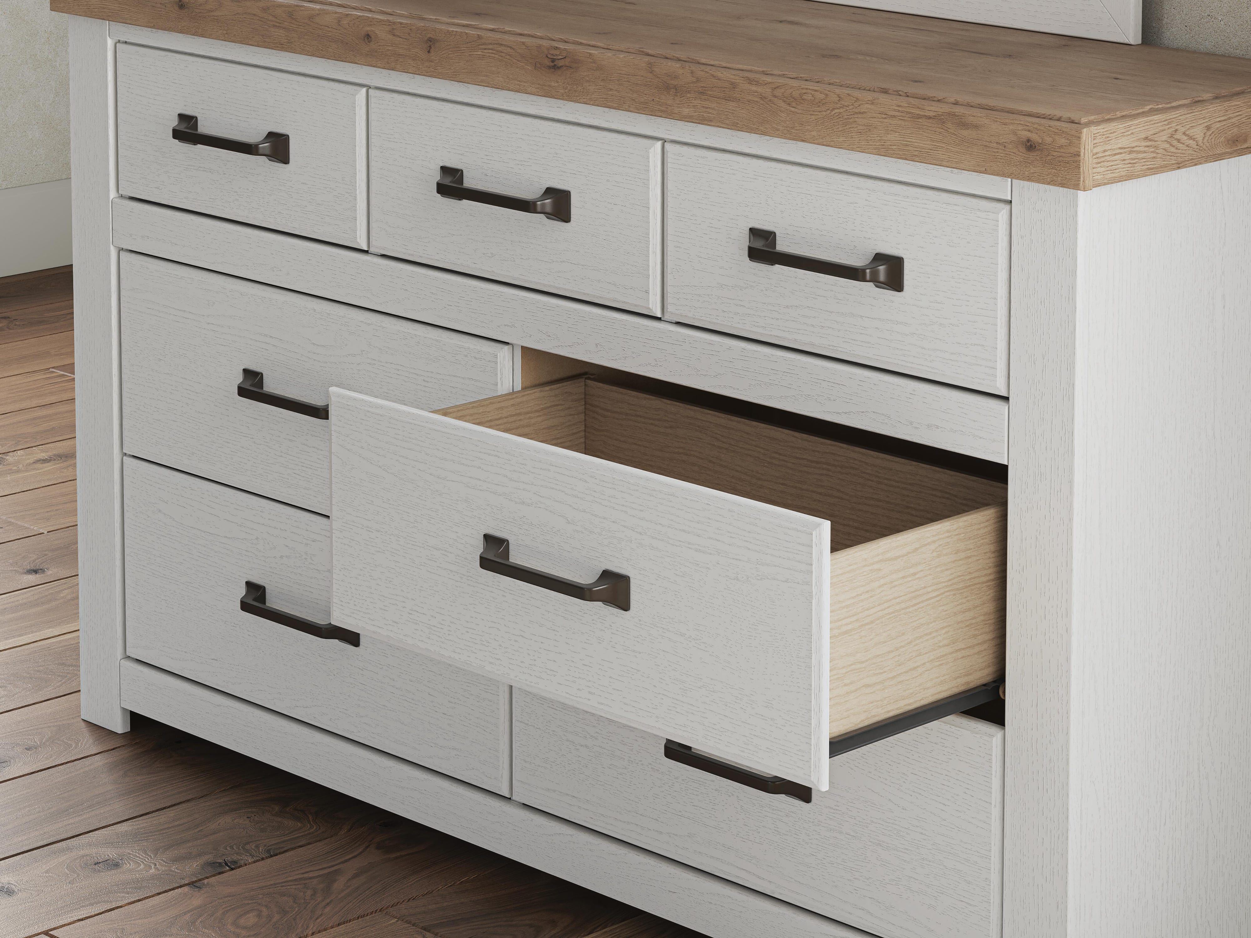 Savonport Panel Storage Bed, Dresser and Chest