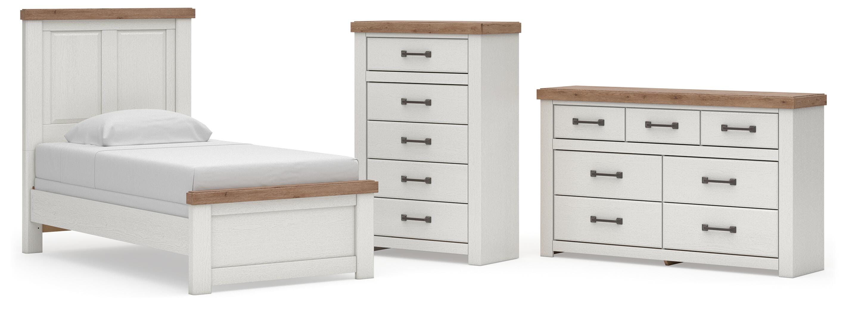 Savonport Panel Bed, Dresser and Chest