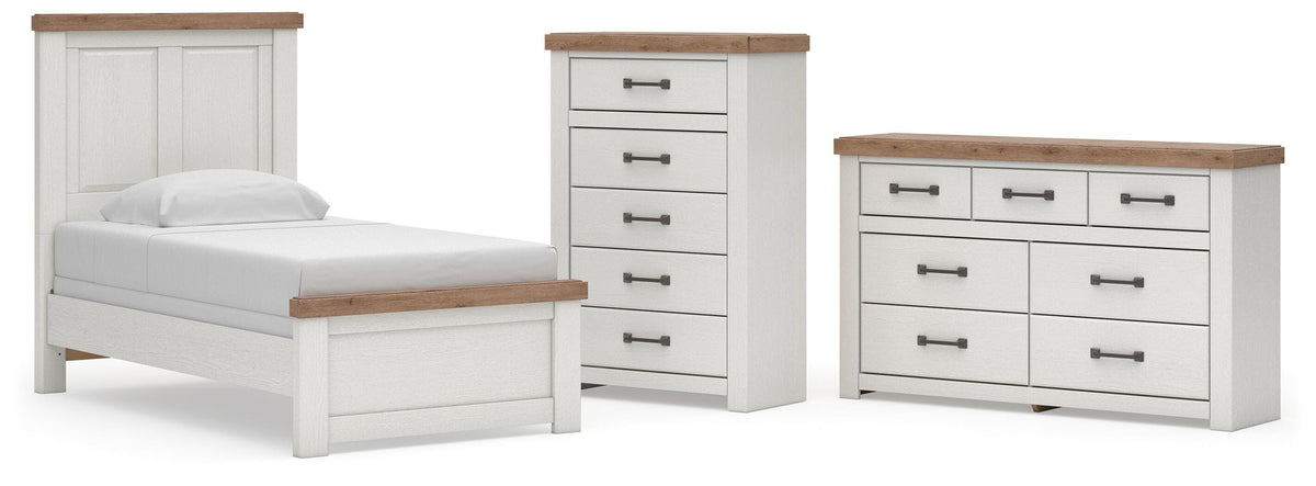 Savonport Panel Bed, Dresser and Chest