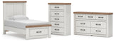 Savonport Panel Storage Bed, Dresser and Chest