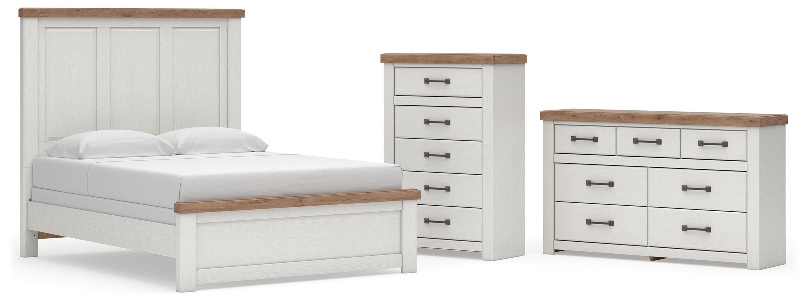 Savonport Panel Bed, Dresser and Chest