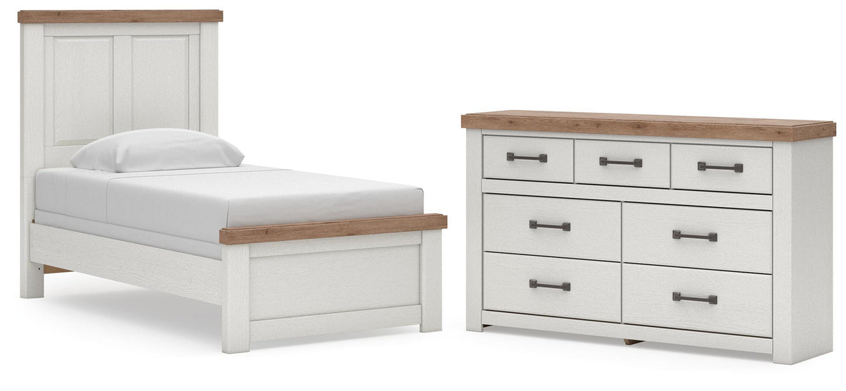 Savonport Panel Bed and Dresser