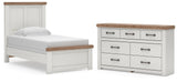 Savonport Panel Bed and Dresser