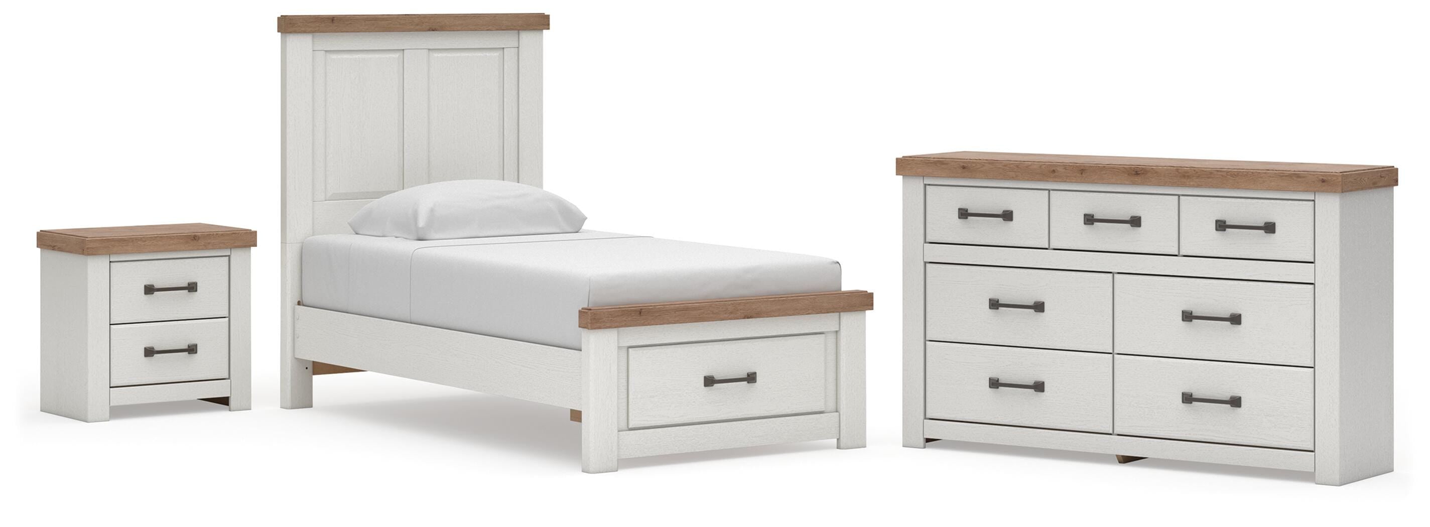 Savonport Panel Storage Bed, Dresser and Nightstand