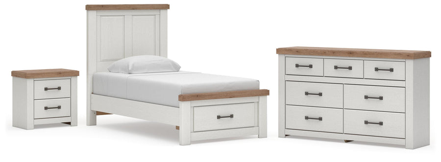 Savonport Panel Storage Bed, Dresser and Nightstand