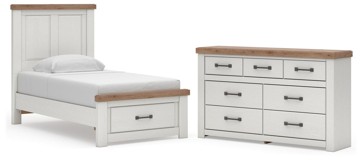 Savonport Panel Storage Bed and Dresser