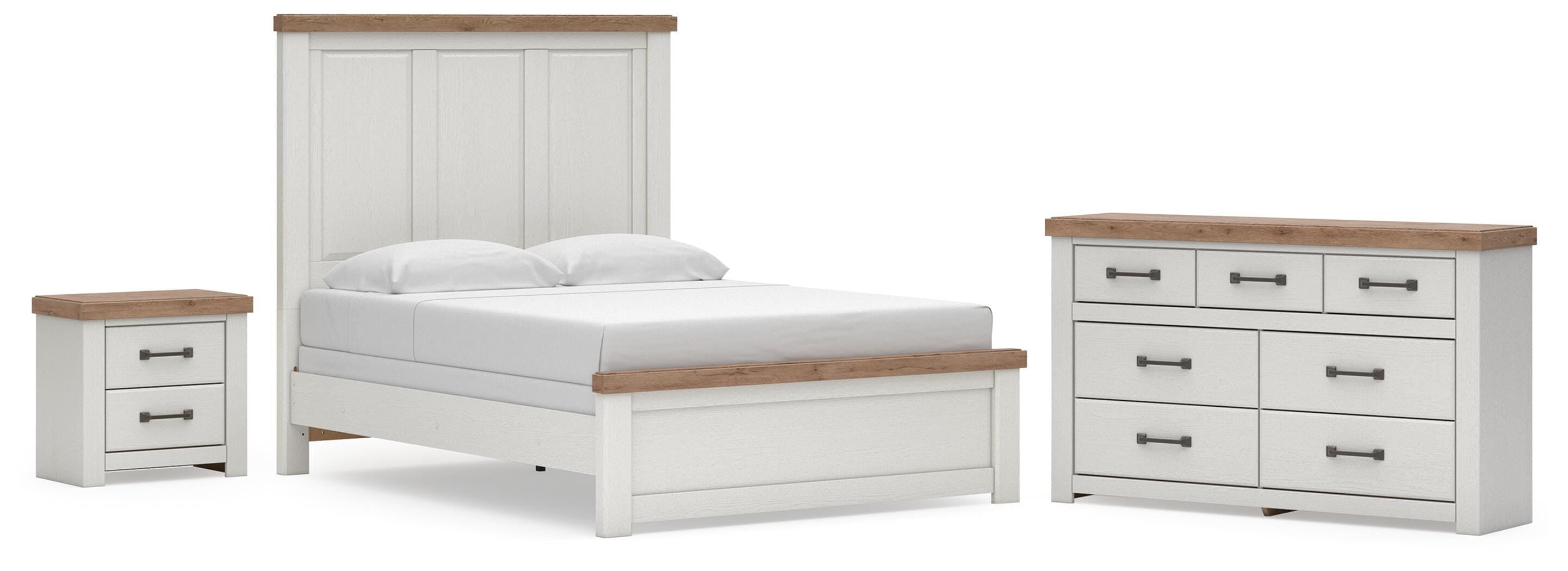 Savonport Panel Bed, Dresser and Nightstand