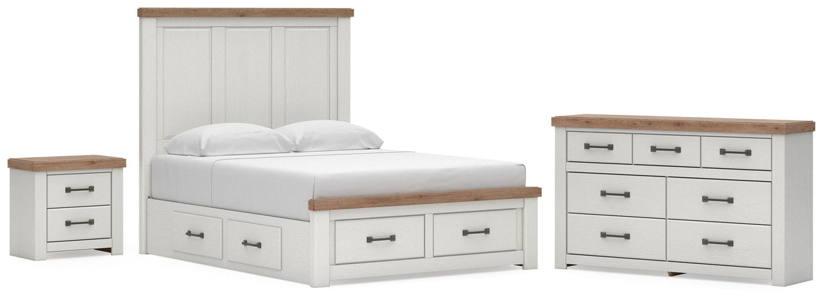 Savonport Panel Storage Bed, Dresser and Nightstand