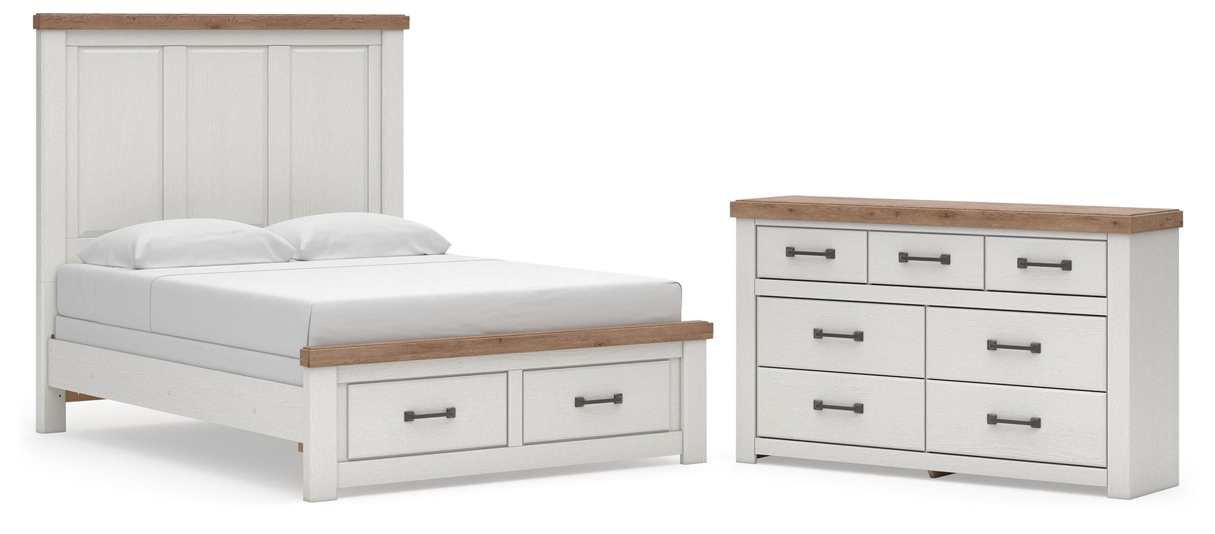 Savonport Panel Storage Bed and Dresser