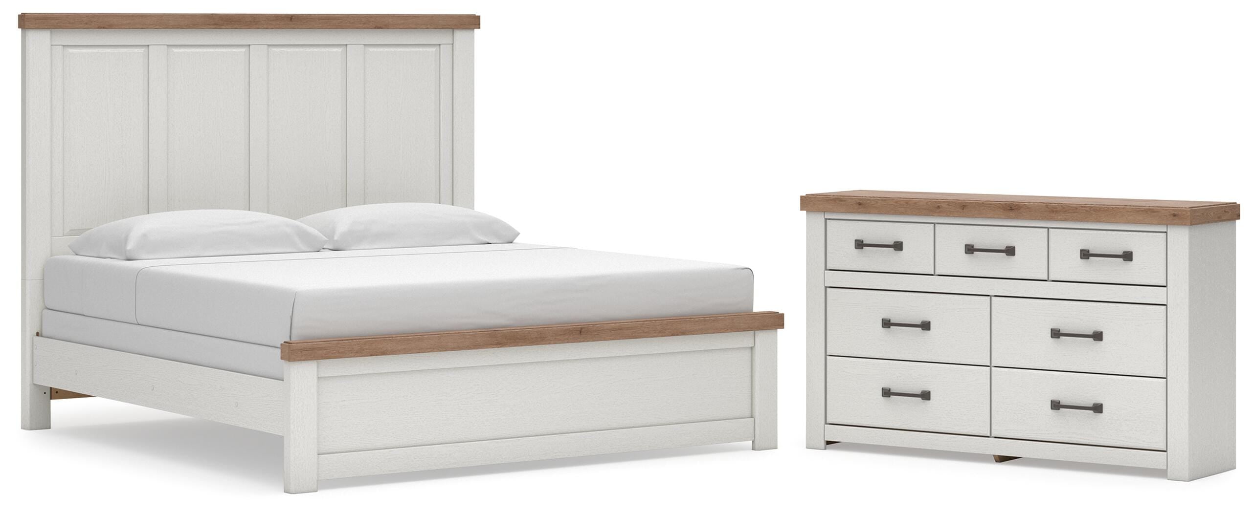 Savonport Panel Bed and Dresser