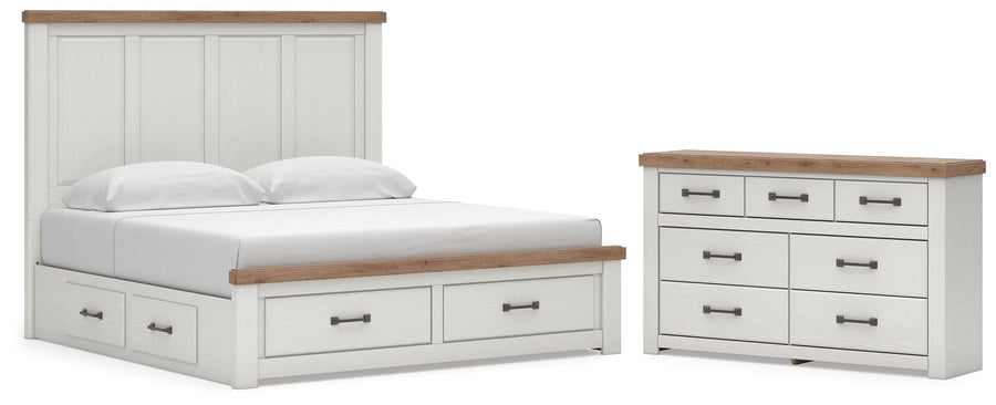Savonport Panel Storage Bed and Dresser