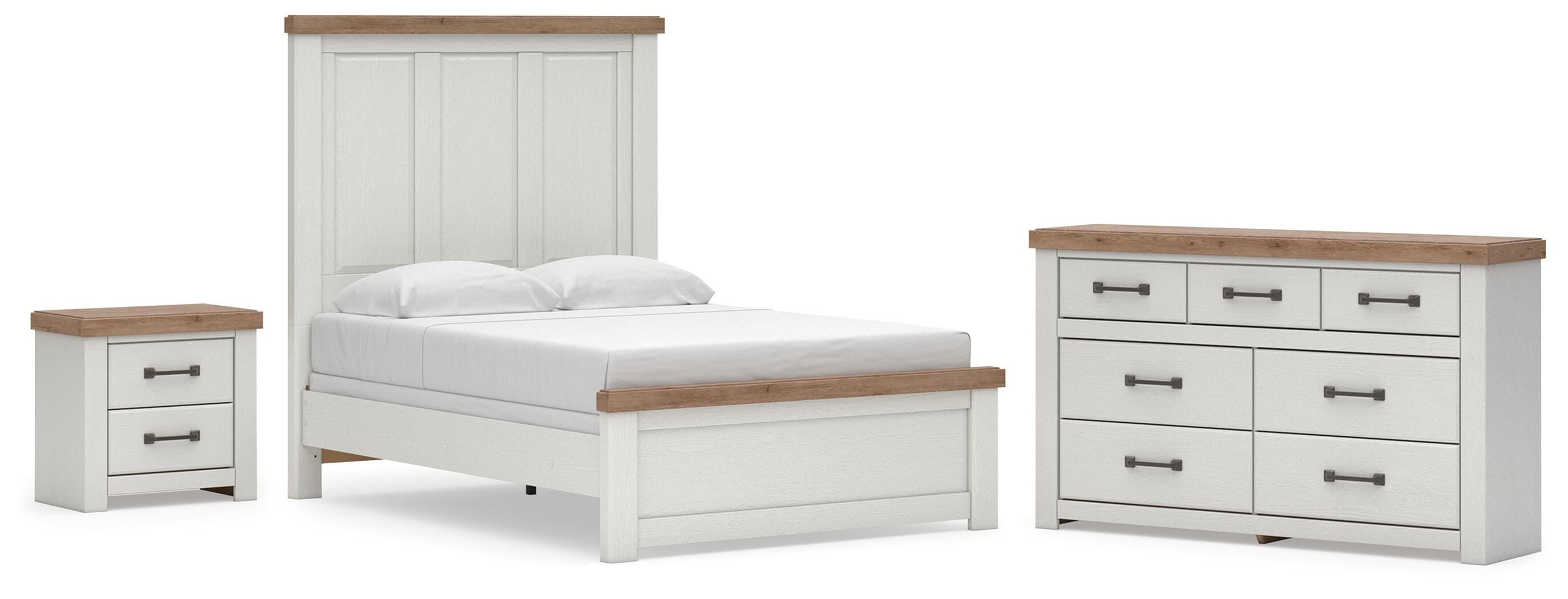 Savonport Panel Bed, Dresser and Nightstand