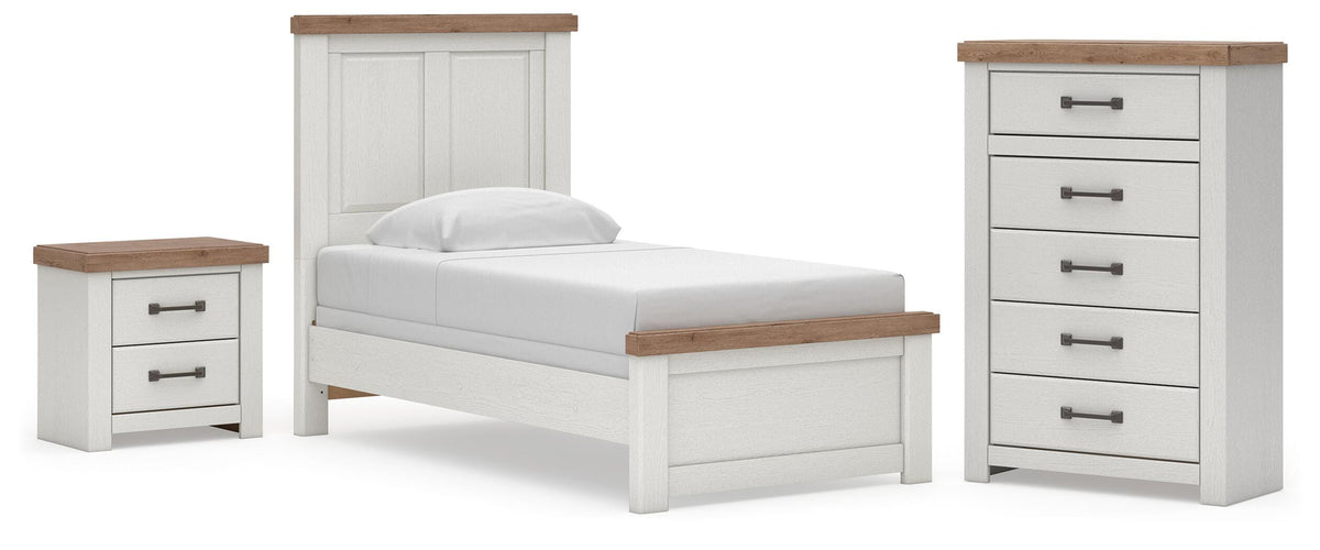 Savonport Panel Bed, Chest and Nightstand