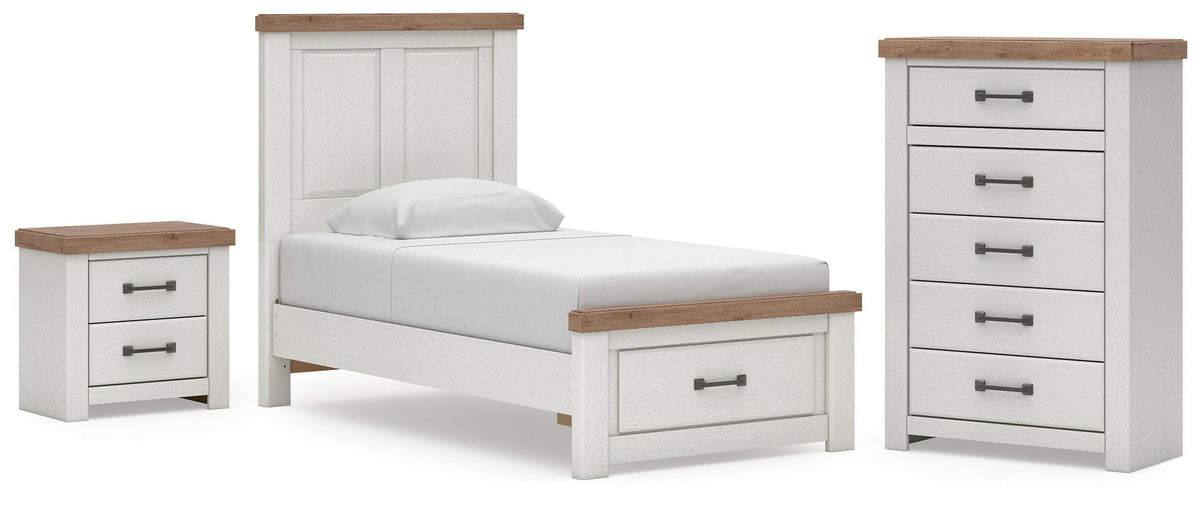 Savonport Panel Storage Bed, Chest and Nightstand