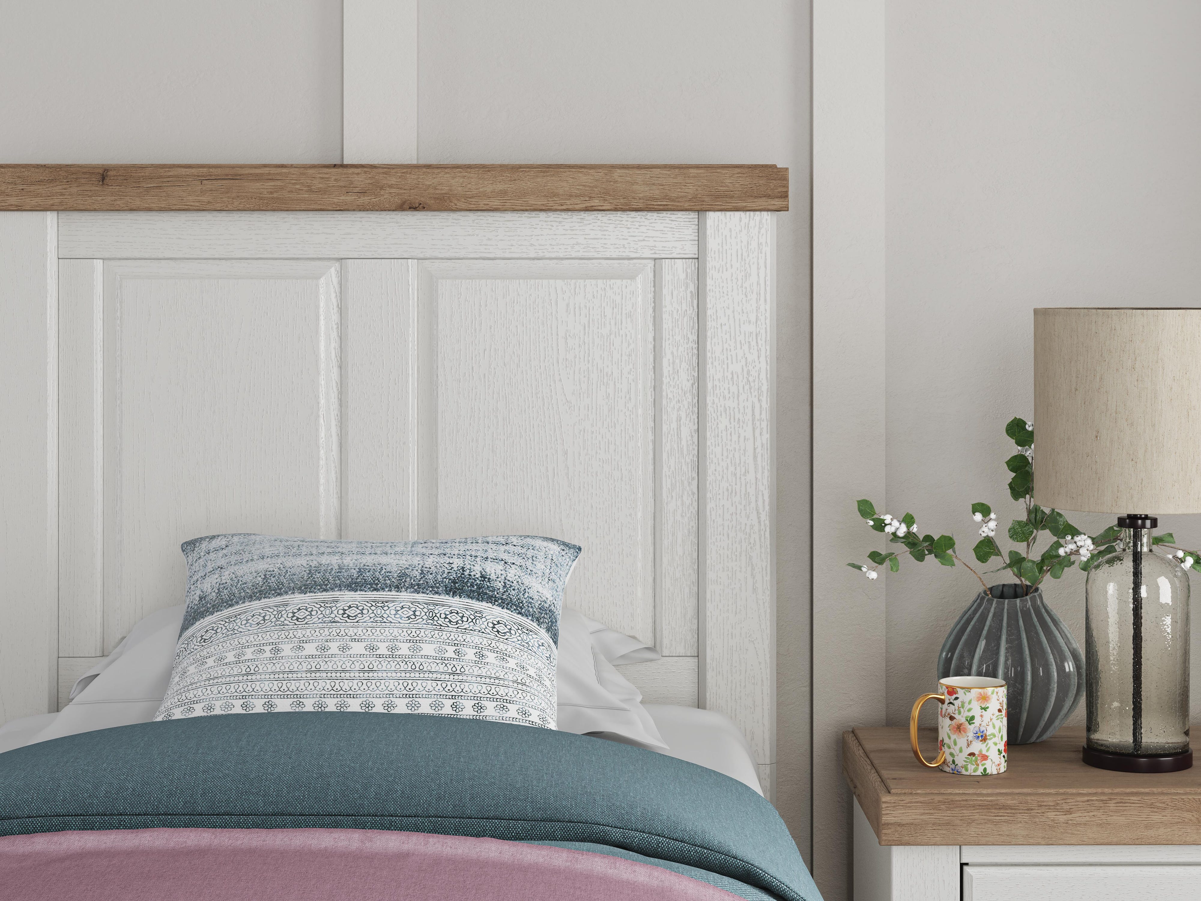 Savonport Panel Storage Bed, Chest and Nightstand