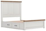 Savonport Panel Bed with Storage, Chest and Nightstand