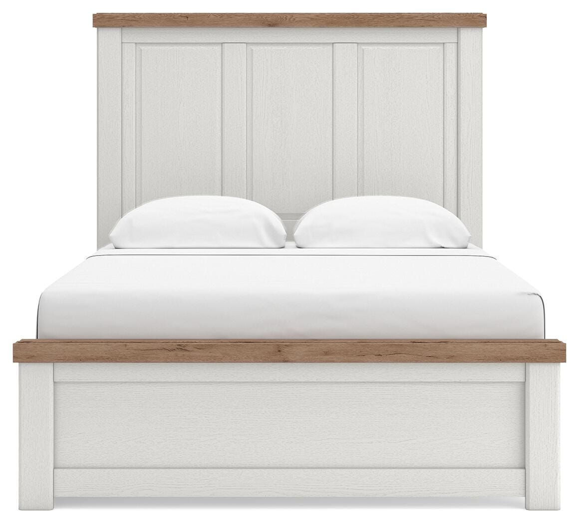 Savonport Panel Bed with Storageand Dresser