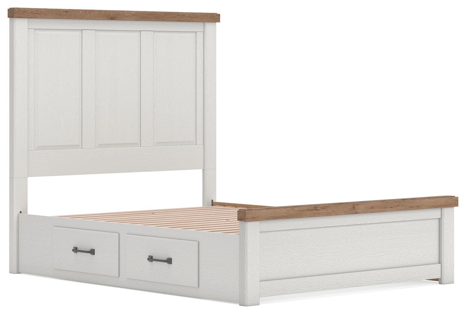 Savonport Panel Bed with Storage, Dresser and Nightstand