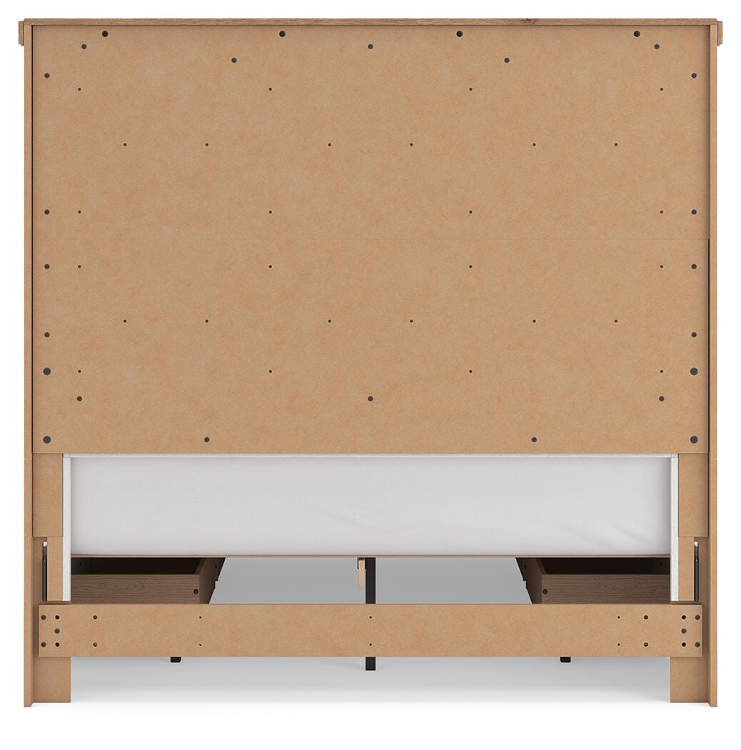 Savonport Panel Bed with Storage. Dresser, Mirror and Nightstand