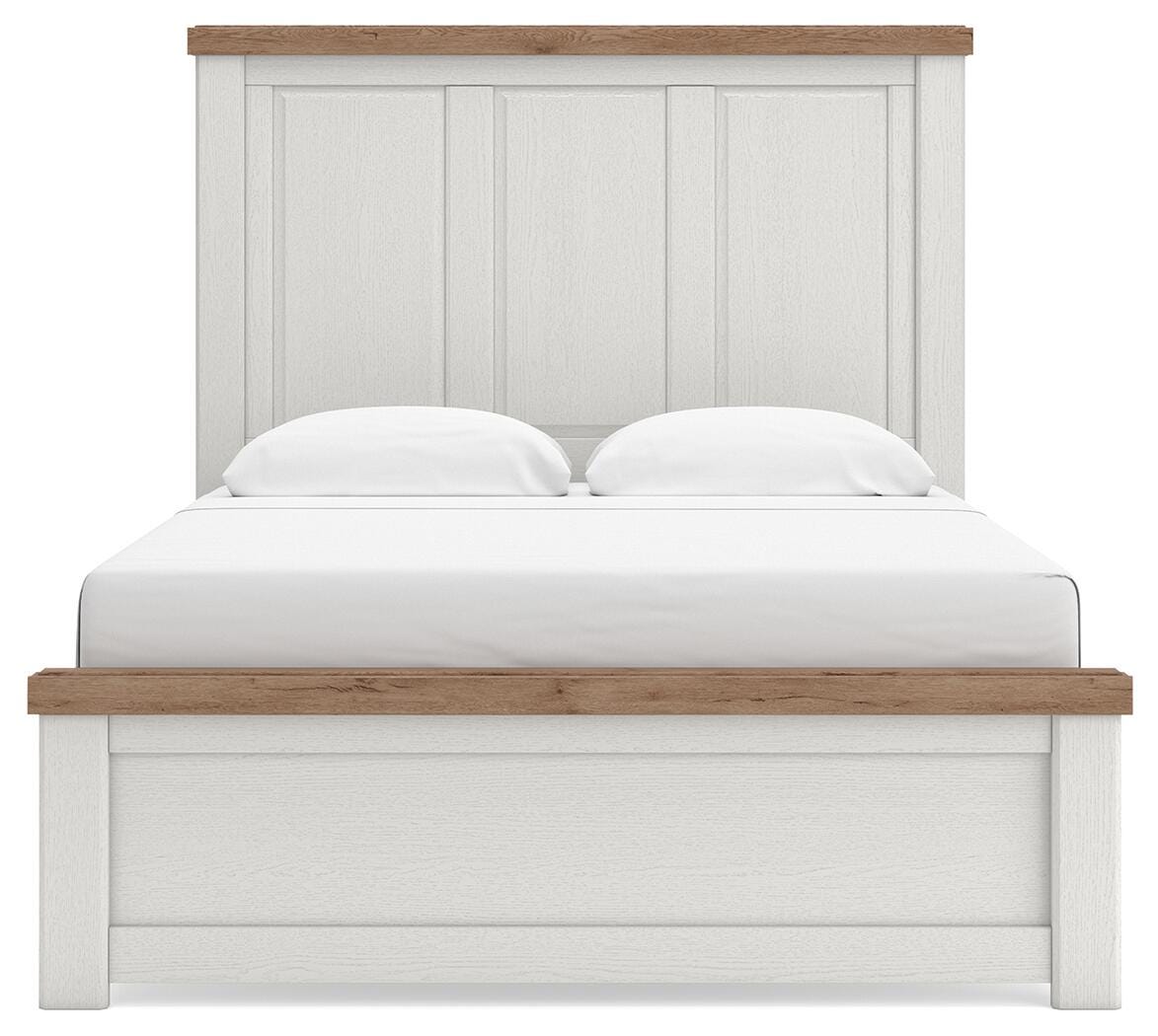 Savonport Panel Bed. Dresser, Mirror and Nightstand