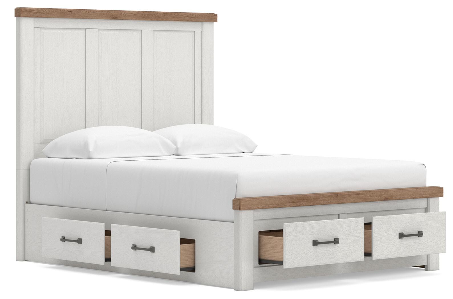 Savonport Panel Storage Bed, Dresser and Mirror