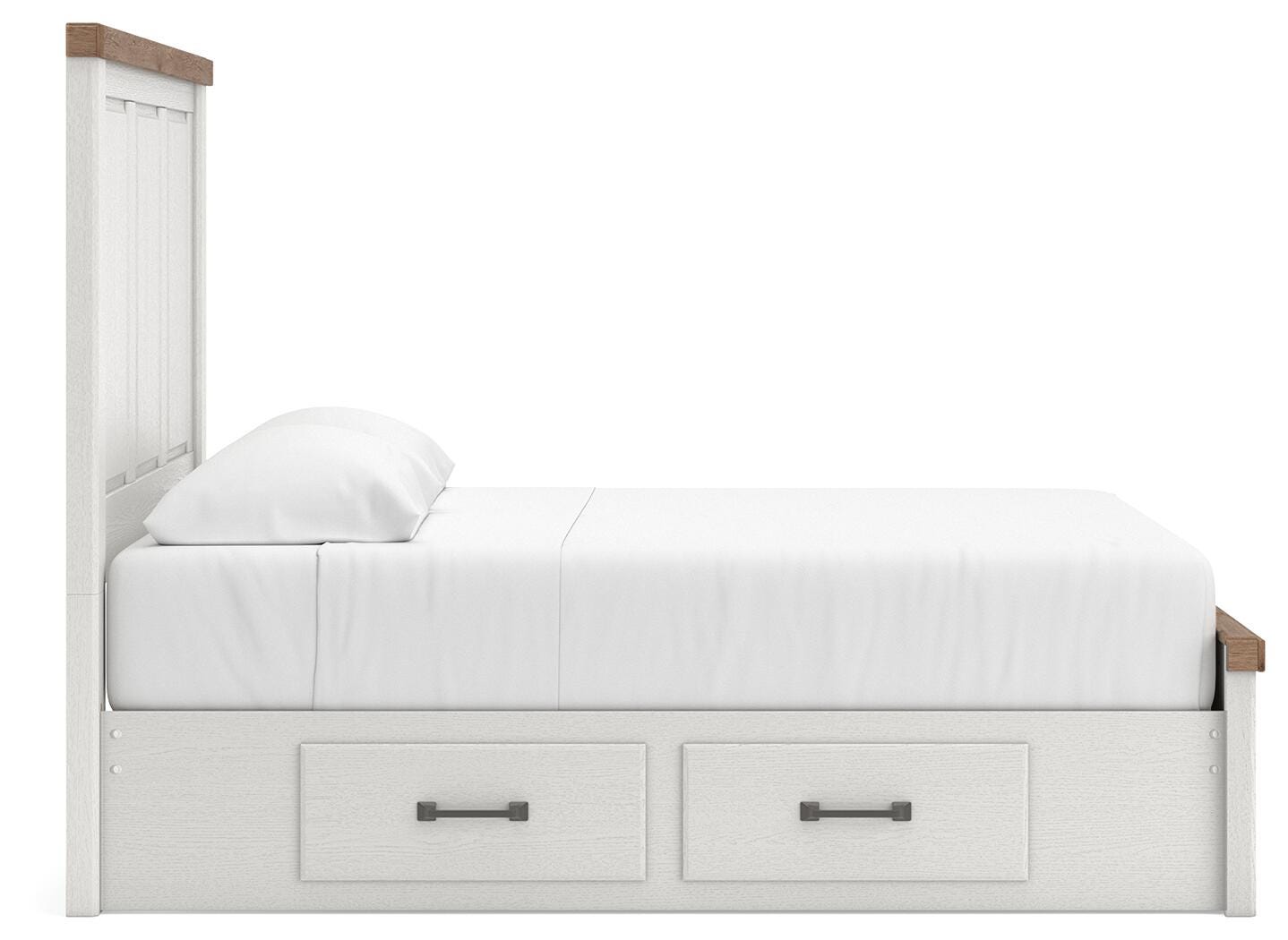 Savonport Panel Storage Bed. Dresser, Mirror and Nightstand