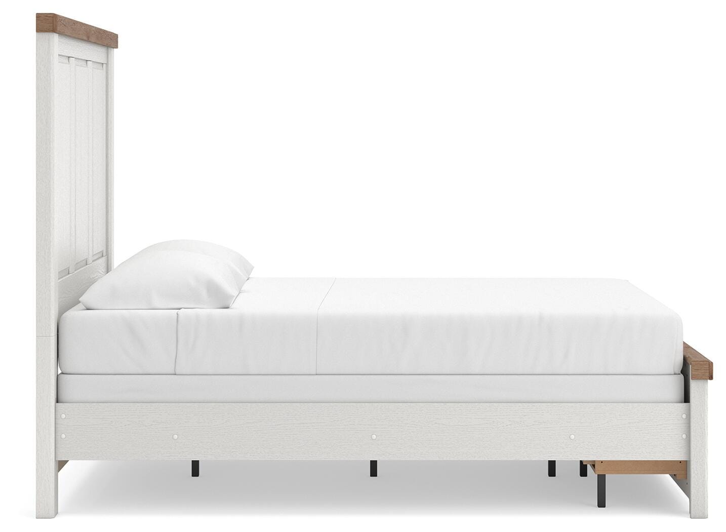Savonport Panel Storage Bed. Dresser, Mirror and Nightstand