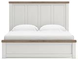 Savonport Panel Bed with Storage, Dresser and Mirror
