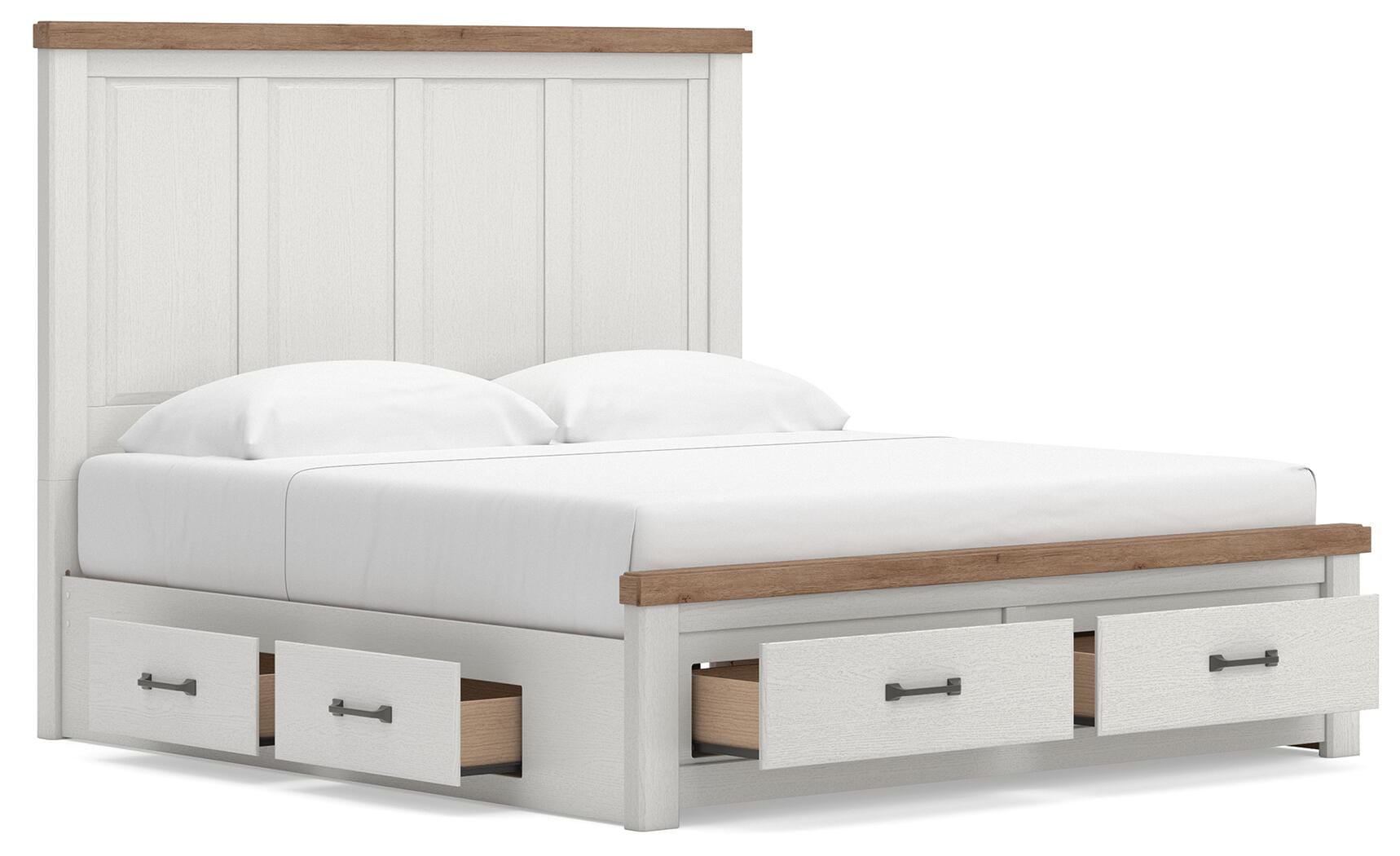 Savonport Panel Storage Bed, Dresser and Nightstand