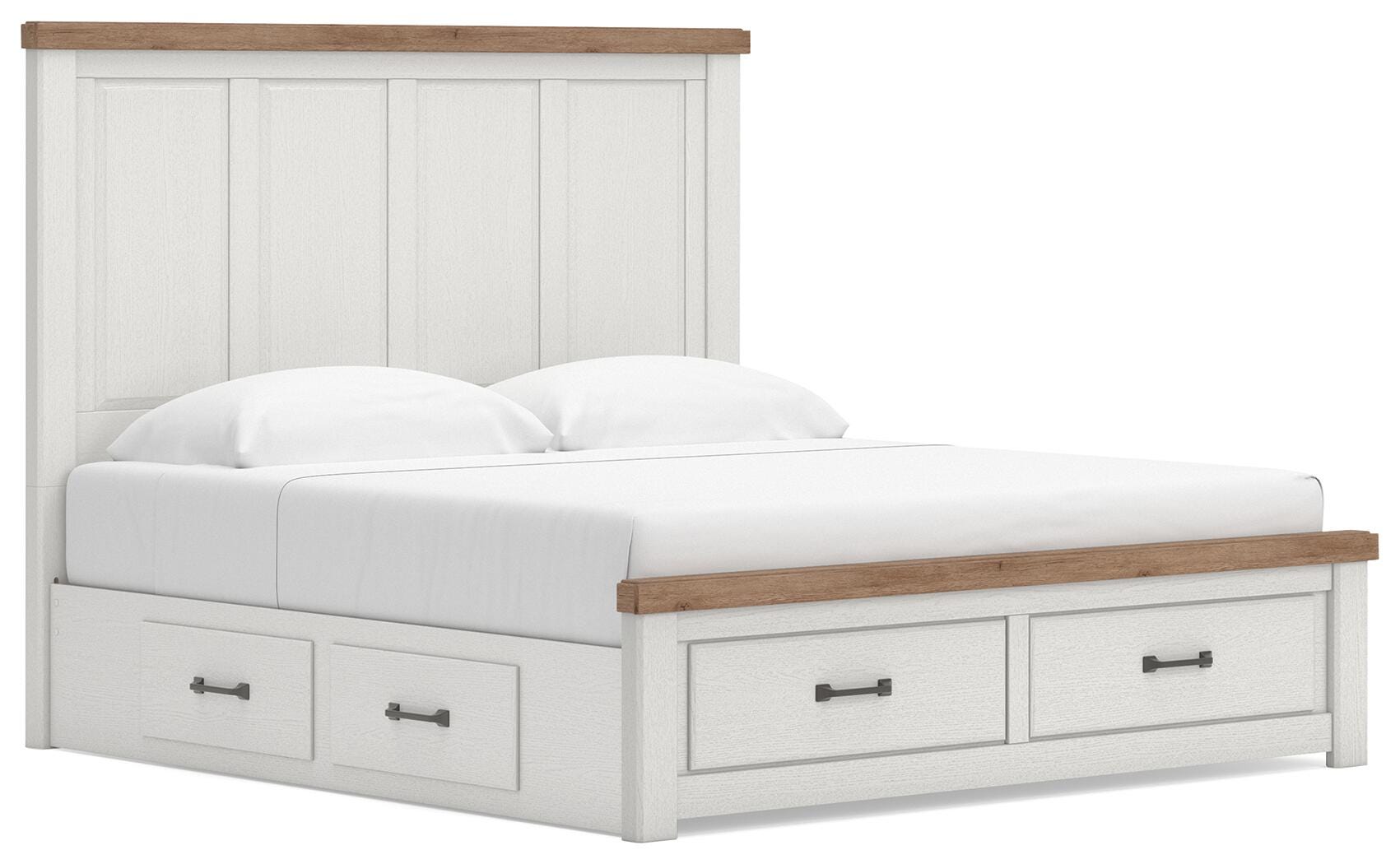 Savonport Panel Storage Bed, Dresser and Mirror