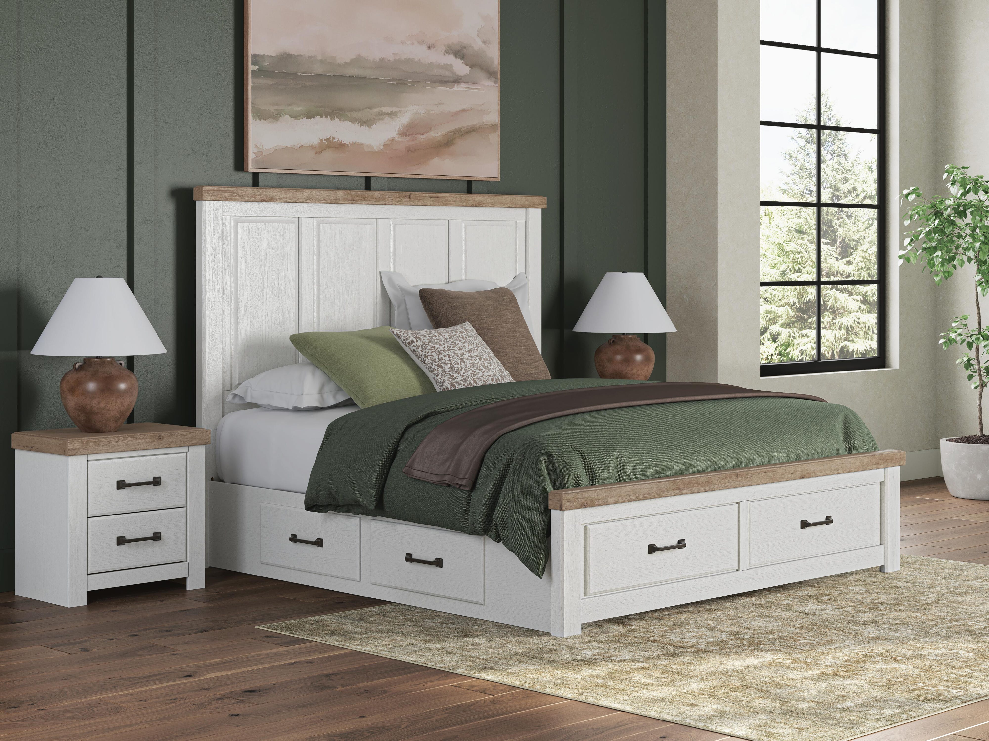 Savonport Panel Storage Bed