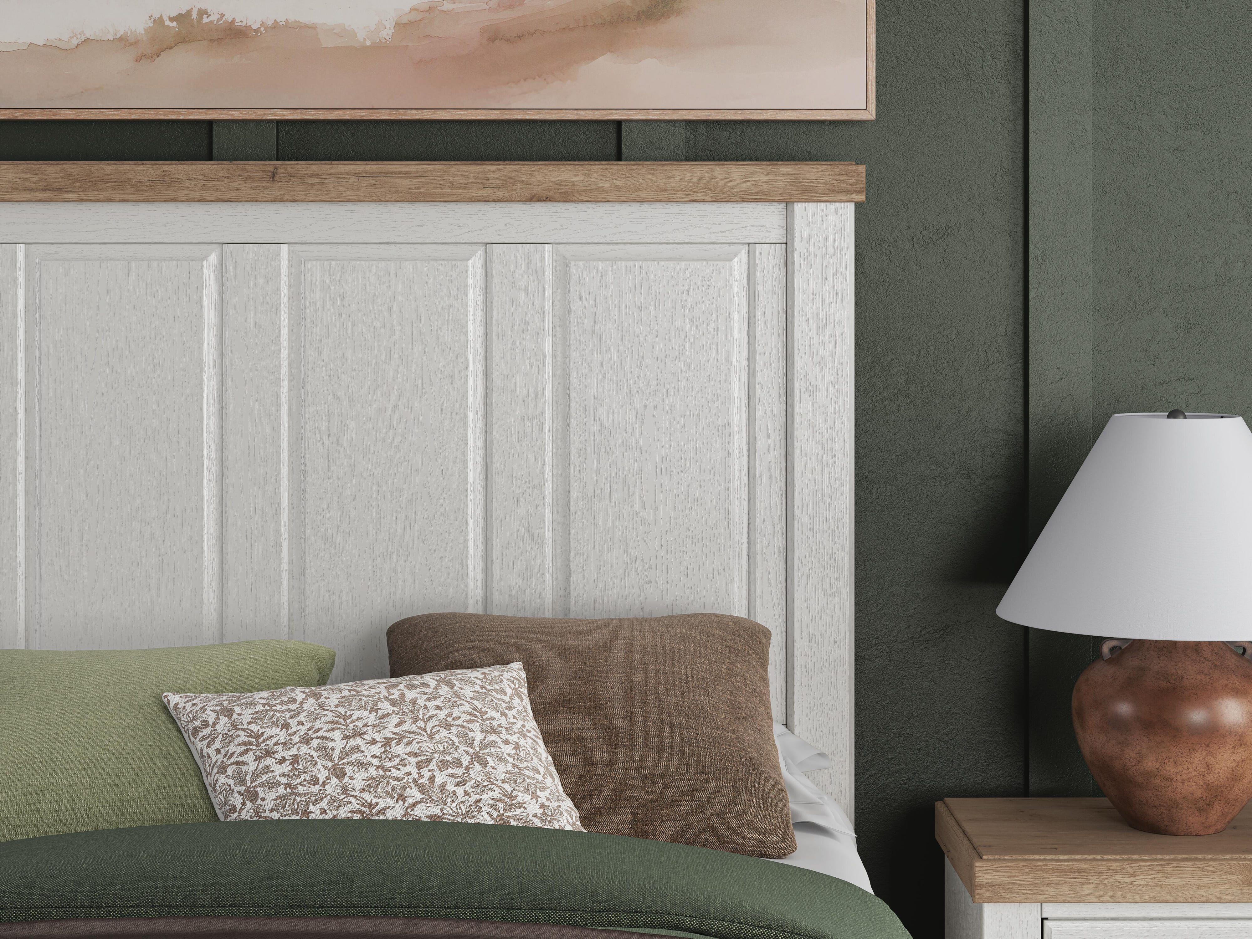 Savonport Panel Bed, Dresser and Mirror