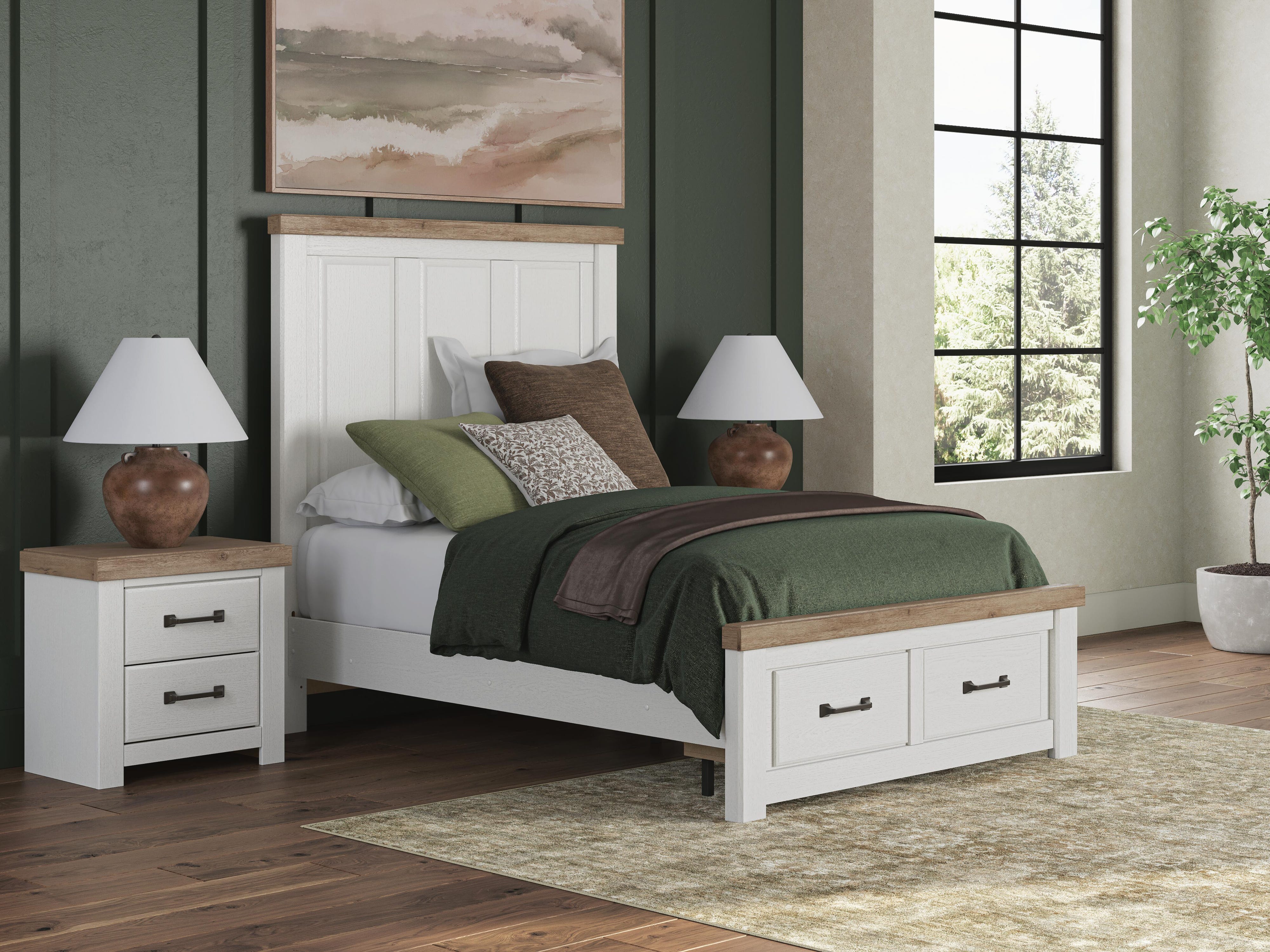 Savonport Panel Storage Bed, Dresser, Mirror, Chest and Nightstand